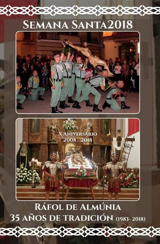 Semana Santa en El Ràfol d'Almúnia 2018 El Ràfol d'Almúnia